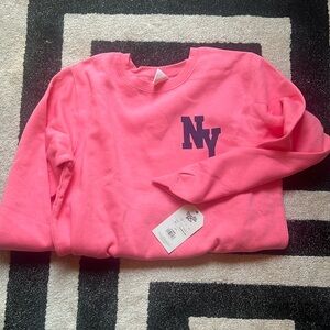 NWT Pacific & Co Pink New York Sweatshirt